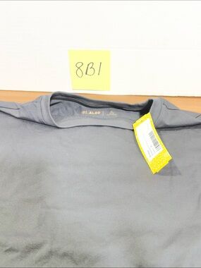 ALGO Minimalist Crewneck Tee in Charcoal